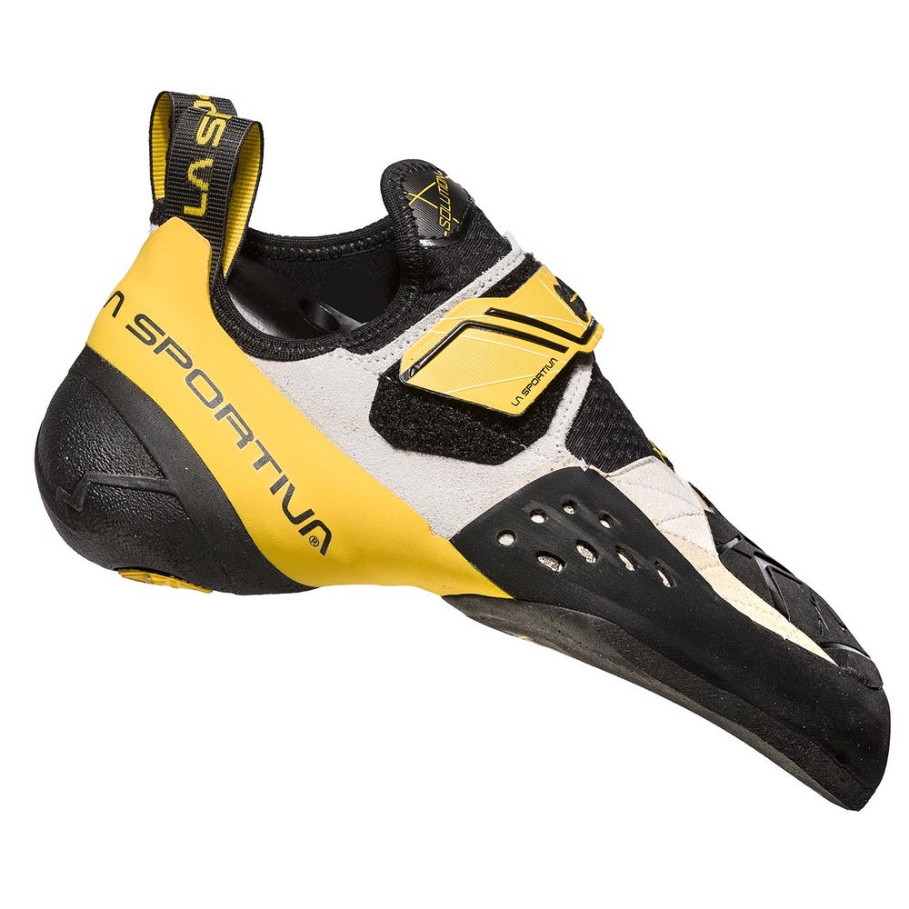 La Sportiva Kletterschuhe Herren - La Sportiva Solution Weiß/Gelb - DE-36875